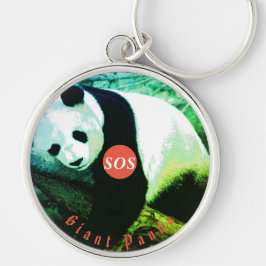 Llavero SOS Giant Panda Porte-clés Rond premium - grand