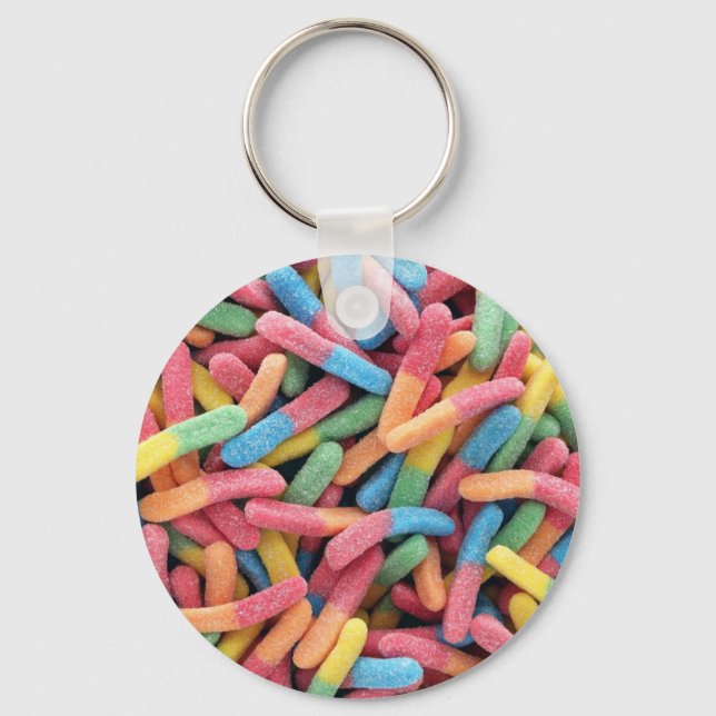 Llavero Sour Gummy Worms (Anverso)