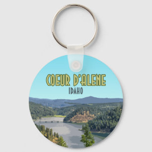 Llavero Souvenir Coeur d'Alene Idaho