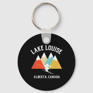 Llavero Souvenir de vacaciones de esquí Canadá en Lake Lou