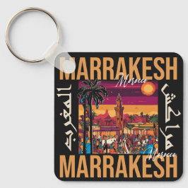 Llavero Souvenir de viajes de turismo de Marruecos de Marr