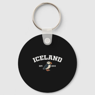 Llavero Souvenir islandés vintage Puffin de Islandia