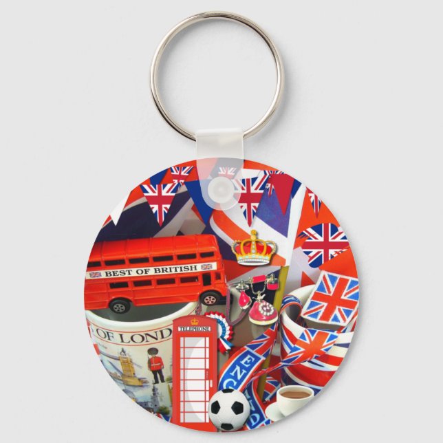 Llavero Souvenirs británicos (Anverso)