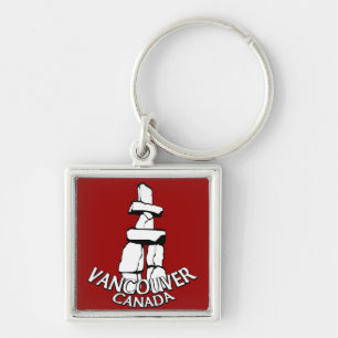 Llavero Souvenirs de Vancouver de la cadena de claves de V