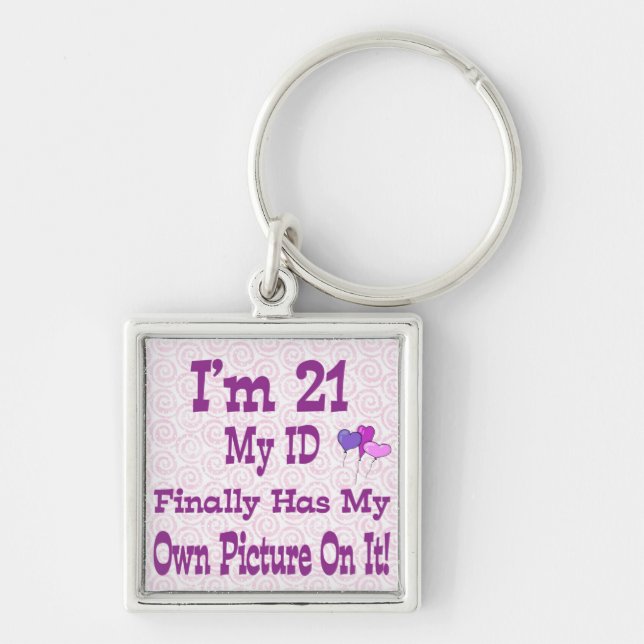 Llavero Soy 21 ID Keychain (Frente)