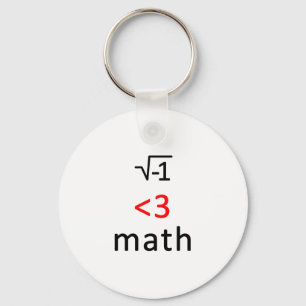 Llavero ¡Soy <3 matemáticas!
