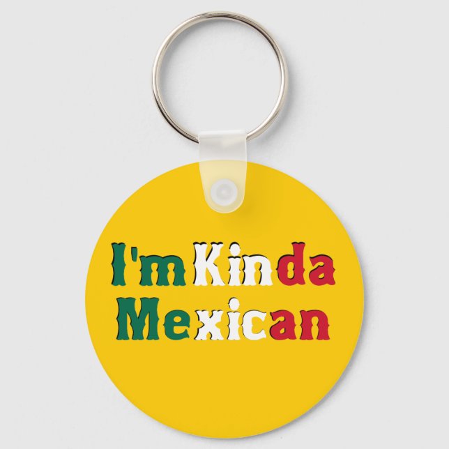 Llavero Soy algo mexicano (Anverso)