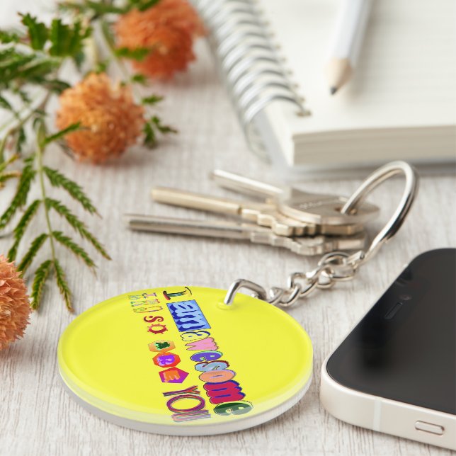 Llavero Soy asombroso (Frente Derecha)