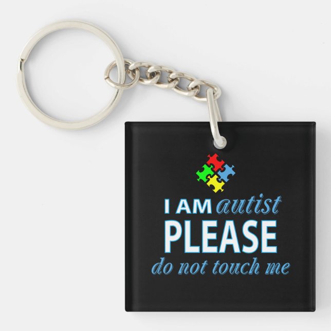 Llavero Soy autista (Frente)