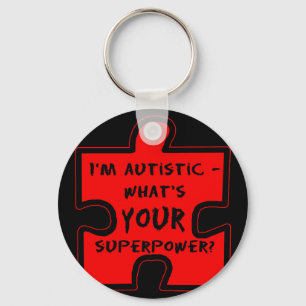 Llavero Soy autista ¿Cuál es TU superpoder?
