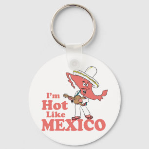 Llavero Soy caliente como la camiseta de México