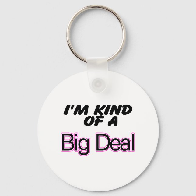 Llavero Soy Como Un Gran Trato (Rosa) (Anverso)