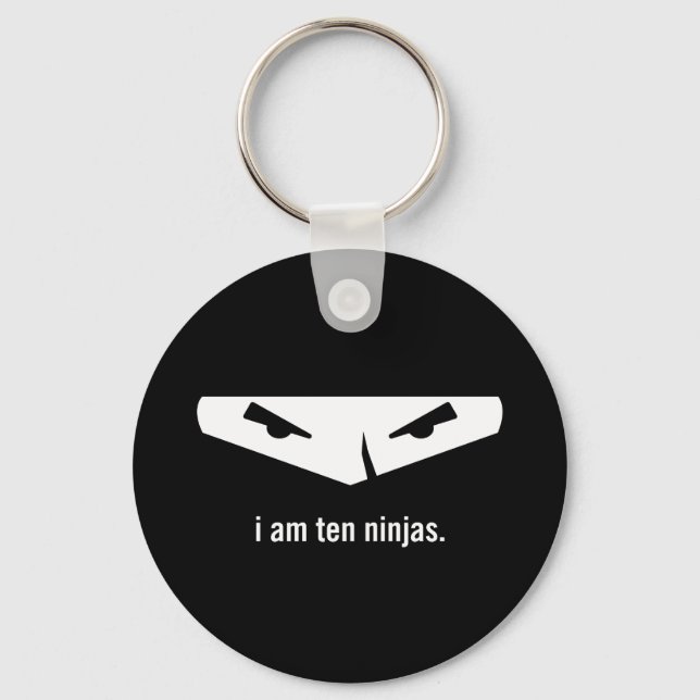 Llavero soy diez ninjas (Anverso)