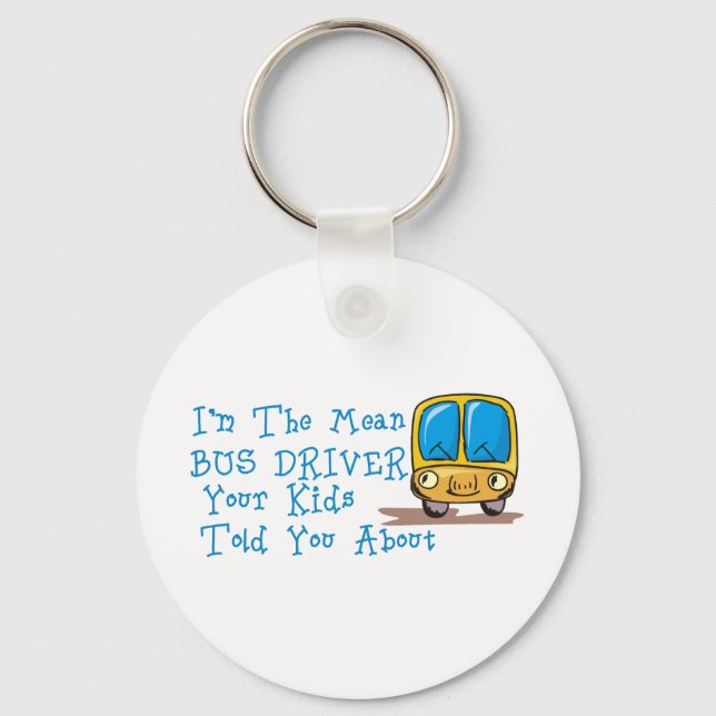 Llavero Soy el conductor medio de autobús (Anverso)