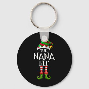 Llavero Soy el disfraz de Navidad de elfa Nana a juego