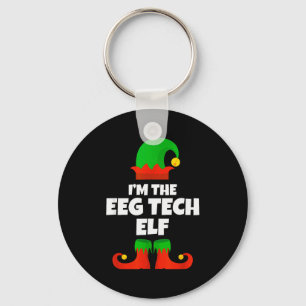 Llavero Soy El Elfo Técnico De Eeg Familia Pijama Navidad