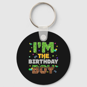 Llavero Soy el Fiesta de cumpleaños Pixel Gamer que coinci