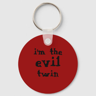 Llavero "Soy el gemelo malvado" Keychain