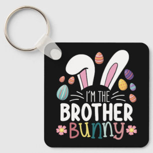 Llavero Soy El Hermano Bunny Pascua Ropa Familiar Combinan