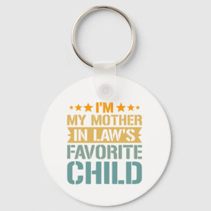 Llavero Soy el hijo favorito de mi suegra, divertida famil