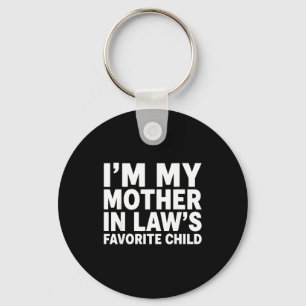 Llavero Soy el hijo favorito de mi suegra, divertido yerno