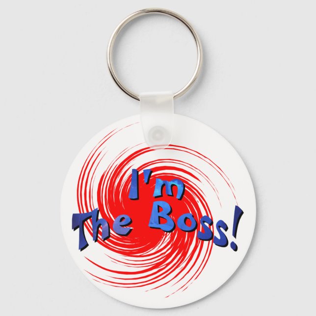 Llavero Soy el jefe (Anverso)