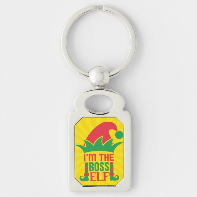 Llavero Soy el jefe Elf-16808 (Anverso)