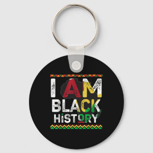 Llavero Soy el mes de la historia negra Diseño Orgullo Afr