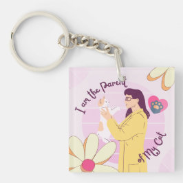 Llavero Soy el padre de mi gato