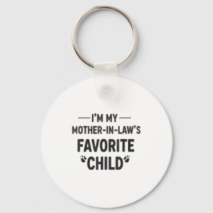 Llavero Soy el regalo de hijo favorito de mi suegra para l