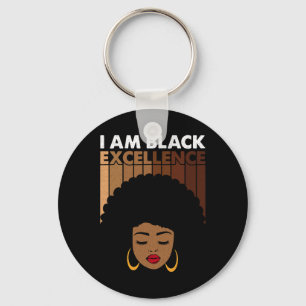 Llavero Soy Excelencia Negra Celebrar Afro Bl