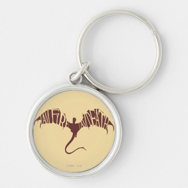 Llavero Soy Fuego Soy Muerte - Gráfico (Frente)