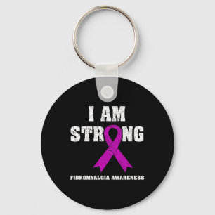 Llavero Soy Fuerte Concienciación Sobre Fibromialgia 1