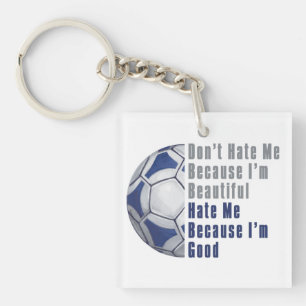 Llavero Soy Hermosa, Soy Buena Futbal