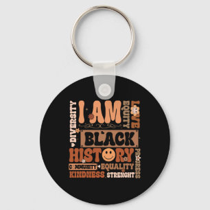 Llavero Soy historia negra Mes de la historia negra Mujere