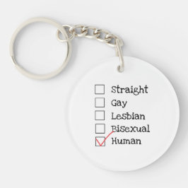 Llavero "Soy humano"