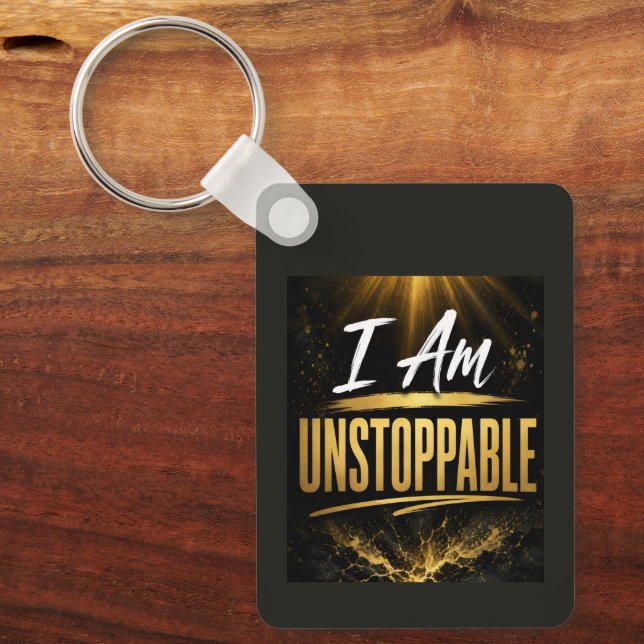 Llavero Soy imparable (Anverso)