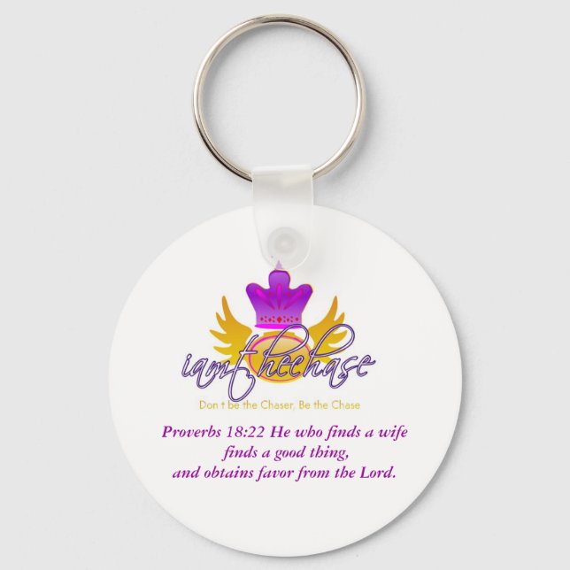 Llavero Soy la cadena de claves Chase con referencia escri (Anverso)