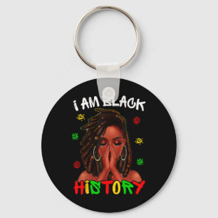 Llavero Soy la chica Loc'd del Mes de la Historia Negra Mu