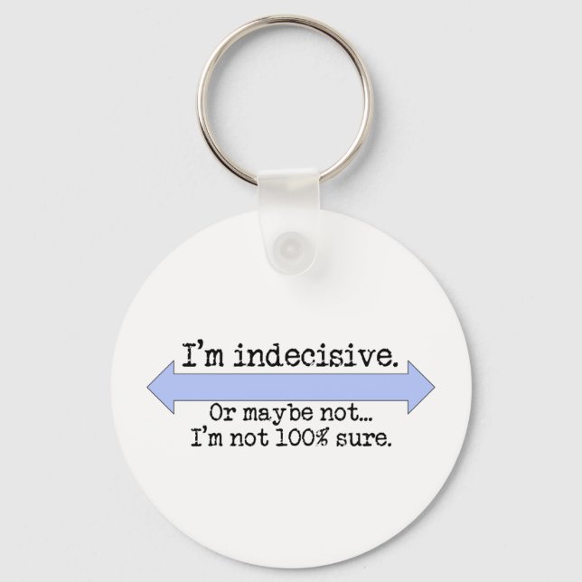 Llavero Soy la clave indecisa (Anverso)