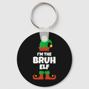 Llavero Soy la familia Bruh Elf Navidades Pajama Graciosa