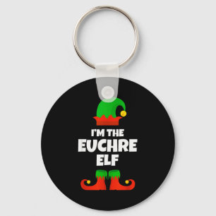 Llavero Soy La Familia De Elfos De Euchre Pijama Navidad D