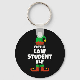 Llavero Soy la familia de estudiantes de Derecho Elf Navid