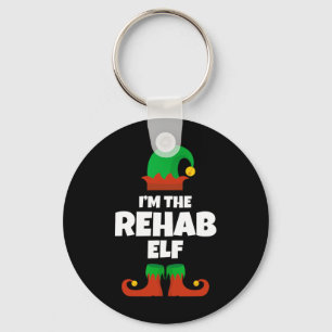 Llavero Soy la familia Rehab Elf Navidades de Pajama Funny