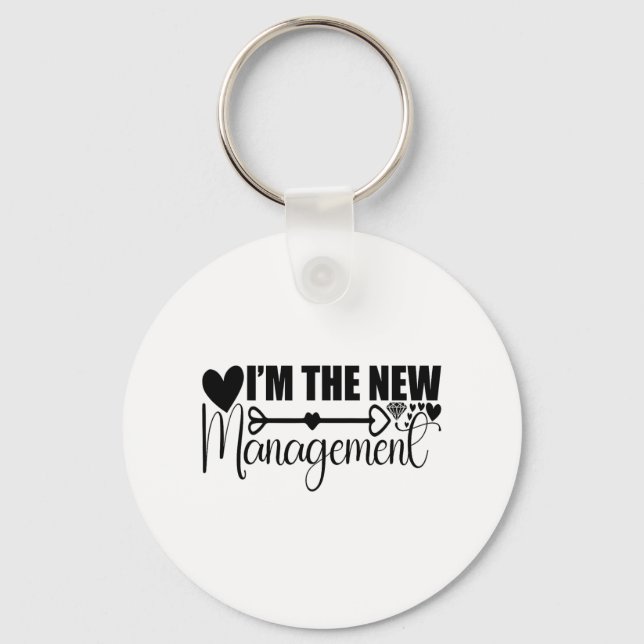 Llavero Soy La Nueva Manejo Divertida Mujer Recién Casada  (Anverso)