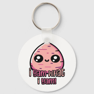 Llavero ¡Soy Lo Que Soy! Clásico Cute Yam Pun