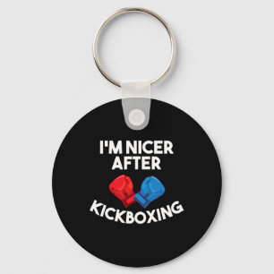 Llavero Soy más amable después de kickboxing Fighting Comt
