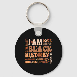 Llavero Soy Mes de la Historia Negra Comunidad Igualdad Áf