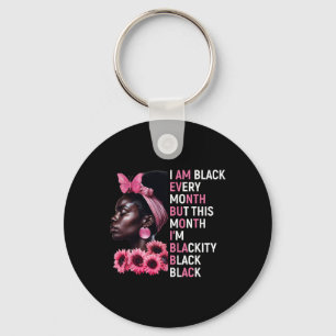 Llavero Soy negro todos los meses pero este mes soy negro 