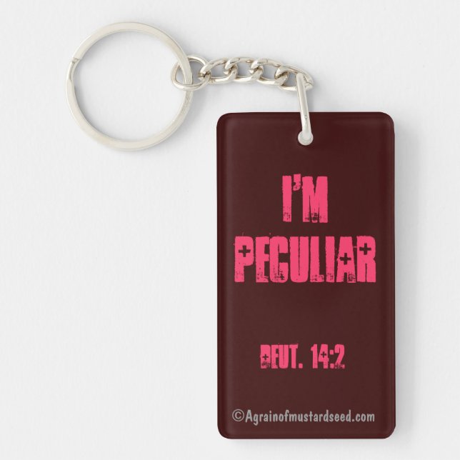 Llavero Soy Peculiar (Frente)